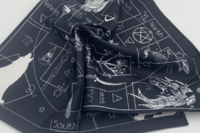 Witchy Altar Cloth, Tarot Cloth, Altar Decor, Double Sided Altar Cloth, Wall Hanging, Dice Mat, Centerpiece