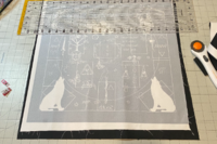 Witchy Altar Cloth, Tarot Cloth, Altar Decor, Double Sided Altar Cloth, Wall Hanging, Dice Mat, Centerpiece
