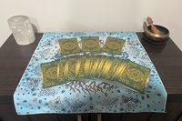 Tree of Life Altar Cloth, Tarot Cloth, Altar Decor, Tapestry, Dice Mat, Centerpiece