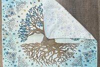 Tree of Life Altar Cloth, Tarot Cloth, Altar Decor, Tapestry, Dice Mat, Centerpiece