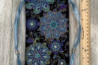 Mandala Tarot Bag/ Custom Tarot Pouch / Keepsake Bag / Drawstring Bag / Oracle Bag / Jewelry Bag / Crystal Bag / Gift Bag / Tarot Pouch