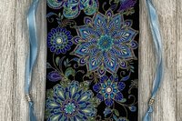 Mandala Tarot Bag/ Custom Tarot Pouch / Keepsake Bag / Drawstring Bag / Oracle Bag / Jewelry Bag / Crystal Bag / Gift Bag / Tarot Pouch