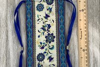 Floral Mandala Tarot Bag/ Custom Tarot Bag/ Keepsake Bag / Drawstring Bag / Oracle Bag / Crystal Bag / Gift Bag / Tarot Pouch