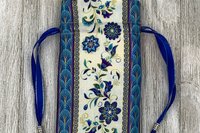 Floral Mandala Tarot Bag/ Custom Tarot Bag/ Keepsake Bag / Drawstring Bag / Oracle Bag / Crystal Bag / Gift Bag / Tarot Pouch
