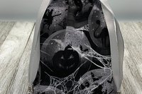 Witchy Crystal Ball Tarot Bag/ Custom Tarot Pouch/ Keepsake Bag / Drawstring Bag / Oracle Bag / Crystal Bag / Tarot Pouch / Cosmetic Bag