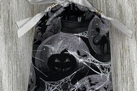 Witchy Crystal Ball Tarot Bag/ Custom Tarot Pouch/ Keepsake Bag / Drawstring Bag / Oracle Bag / Crystal Bag / Tarot Pouch / Cosmetic Bag