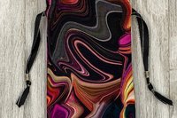 Colorful Tarot Bag/ Custom Tarot Pouch/ Keepsake Bag / Drawstring Bag / Oracle Bag / Crystal Bag / Tarot Pouch / Cosmetic Bag