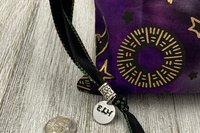 Stars Sun Moon Tarot Bag/ Custom Tarot Pouch/ Keepsake Bag / Drawstring Bag / Oracle Bag / Crystal Bag / Tarot Pouch / Cosmetic Bag