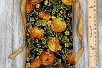 Pumpkin Tarot Bag/ Custom Tarot Pouch/ Keepsake Bag / Drawstring Bag / Oracle Bag / Crystal Bag / Tarot Pouch / Cosmetic Bag