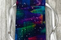 Northern Lights Tarot Bag/ Custom Tarot Pouch/ Keepsake Bag / Drawstring Bag / Oracle Bag / Crystal Bag / Tarot Pouch / Cosmetic Bag