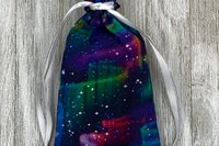 Northern Lights Tarot Bag/ Custom Tarot Pouch/ Keepsake Bag / Drawstring Bag / Oracle Bag / Crystal Bag / Tarot Pouch / Cosmetic Bag