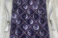 Moon Phase Tarot Bag/ Custom Tarot Pouch/ Keepsake Bag / Drawstring Bag / Oracle Bag / Crystal Bag / Tarot Pouch / Cosmetic Bag
