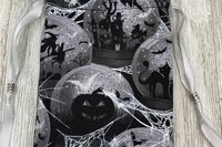Witchy Crystal Ball Tarot Bag/ Custom Tarot Pouch/ Keepsake Bag / Drawstring Bag / Oracle Bag / Crystal Bag / Tarot Pouch / Cosmetic Bag