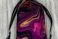 Colorful Tarot Bag/ Custom Tarot Pouch/ Keepsake Bag / Drawstring Bag / Oracle Bag / Crystal Bag / Tarot Pouch / Cosmetic Bag