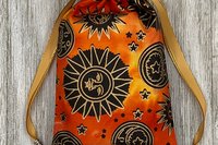Sun Moon Stars Tarot Bag/ Custom Tarot Pouch/ Keepsake Bag / Drawstring Bag / Oracle Bag / Crystal Bag / Tarot Pouch / Cosmetic Bag