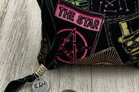 Card Design Tarot Bag/ Custom Tarot Pouch/ Keepsake Bag / Drawstring Bag / Oracle Bag / Crystal Bag / Tarot Pouch / Cosmetic Bag