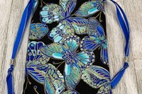 Butterfly Tarot Bag/ Custom Tarot Pouch/ Keepsake Bag / Drawstring Bag / Oracle Bag / Crystal Bag / Tarot Pouch / Cosmetic Bag