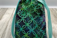 Circles Tarot Bag/ Custom Tarot Pouch/ Keepsake Bag / Drawstring Bag / Oracle Bag / Crystal Bag / Tarot Pouch / Cosmetic Bag