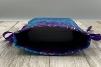 Scrolls Tarot Bag/ Custom Tarot Pouch/ Keepsake Bag / Drawstring Bag / Oracle Bag / Crystal Bag / Tarot Pouch / Cosmetic Bag