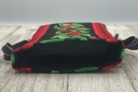 Floral Border Tarot Bag/ Custom Tarot Bag/ Keepsake Bag / Drawstring Bag / Oracle Bag / Crystal Bag / Gift Bag / Tarot Pouch