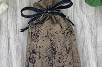 Zombie Wrap Tarot Bag/ Custom Tarot Pouch/ Keepsake Bag / Drawstring Bag / Oracle Bag / Crystal Bag / Tarot Pouch / Cosmetic Bag