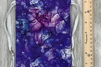 Purple Water Spot Tarot Bag/ Custom Tarot Pouch/ Keepsake Bag / Drawstring Bag / Oracle Bag / Crystal Bag / Tarot Pouch / Cosmetic Bag