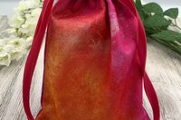 Sunrise Tarot Bag/ Custom Tarot Pouch/ Keepsake Bag / Drawstring Bag / Oracle Bag / Crystal Bag / Tarot Pouch / Cosmetic Bag