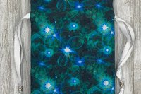 Star Flowers Tarot Bag/ Custom Tarot Pouch/ Keepsake Bag / Drawstring Bag / Oracle Bag / Crystal Bag / Tarot Pouch / Cosmetic Bag