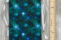 Star Flowers Tarot Bag/ Custom Tarot Pouch/ Keepsake Bag / Drawstring Bag / Oracle Bag / Crystal Bag / Tarot Pouch / Cosmetic Bag