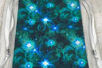 Star Flowers Tarot Bag/ Custom Tarot Pouch/ Keepsake Bag / Drawstring Bag / Oracle Bag / Crystal Bag / Tarot Pouch / Cosmetic Bag