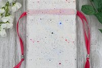 Fairy Dust Tarot Bag/ Custom Tarot Pouch/ Keepsake Bag / Drawstring Bag / Oracle Bag / Crystal Bag / Tarot Pouch / Cosmetic Bag