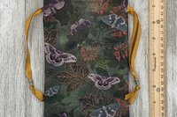 Moths Tarot Bag/ Custom Tarot Pouch/ Keepsake Bag / Drawstring Bag / Oracle Bag / Crystal Bag / Tarot Pouch / Cosmetic Bag