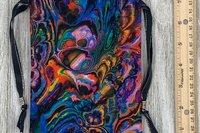 Oil Spill Tarot Bag/ Custom Tarot Pouch/ Keepsake Bag / Drawstring Bag / Oracle Bag / Crystal Bag / Tarot Pouch / Cosmetic Bag