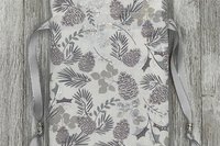 Winter Leaves Tarot Bag/ Custom Tarot Pouch/ Keepsake Bag / Drawstring Bag / Oracle Bag / Crystal Bag / Tarot Pouch / Cosmetic Bag