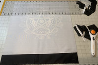 Triple Moon Pentacle Altar Cloth, Tarot Cloth, Altar Decor, Double Sided Altar Cloth, Wall Hanging, Dice Mat, Centerpiece