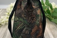 Woodland Tarot Bag/ Custom Tarot bag/ Keepsake Bag / Drawstring Bag / Oracle Bag / Crystal Bag / Gift Bag / Tarot Pouch / Cosmetic Bag