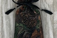 Woodland Tarot Bag/ Custom Tarot bag/ Keepsake Bag / Drawstring Bag / Oracle Bag / Crystal Bag / Gift Bag / Tarot Pouch / Cosmetic Bag