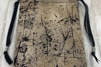 Zombie Wrap Tarot Bag/ Custom Tarot Pouch/ Keepsake Bag / Drawstring Bag / Oracle Bag / Crystal Bag / Tarot Pouch / Cosmetic Bag