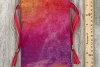 Sunrise Tarot Bag/ Custom Tarot Pouch/ Keepsake Bag / Drawstring Bag / Oracle Bag / Crystal Bag / Tarot Pouch / Cosmetic Bag