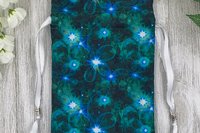 Star Flowers Tarot Bag/ Custom Tarot Pouch/ Keepsake Bag / Drawstring Bag / Oracle Bag / Crystal Bag / Tarot Pouch / Cosmetic Bag