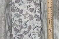 Winter Leaves Tarot Bag/ Custom Tarot Pouch/ Keepsake Bag / Drawstring Bag / Oracle Bag / Crystal Bag / Tarot Pouch / Cosmetic Bag