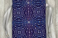 Pinwheel Tarot Bag/ Custom Tarot Pouch/ Keepsake Bag / Drawstring Bag / Oracle Bag / Crystal Bag / Tarot Pouch / Cosmetic Bag