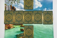 Waterfall Altar Cloth, Tarot Cloth, Altar Decor, Double Sided Altar Cloth, Wall Hanging, Dice Mat, Centerpiece