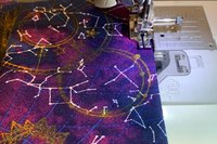 MINI Altar Cloth - Stars, Tarot Cloth, Traveling Altar Cloth, Portable Altar Cloth, Small Spaces Altar, Home Office Altar