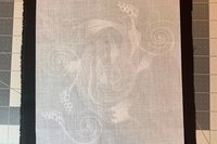 MINI Altar Cloth - Koi Fish, Tarot Cloth, Traveling Altar Cloth, Portable Altar Cloth, Small Spaces Altar, Home Office Altar