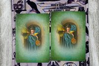 MINI Altar Cloth - Spells, Traveling Altar Cloth, Portable Altar Cloth, Small Spaces Altar, Home Office Altar