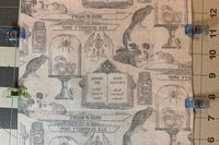 MINI Altar Cloth - Spells, Traveling Altar Cloth, Portable Altar Cloth, Small Spaces Altar, Home Office Altar