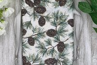 Pinecone Tarot Bag/ Custom Tarot bag/ Keepsake Bag / Drawstring Bag / Oracle Bag / Crystal Bag / Gift Bag / Tarot Pouch / Cosmetic Bag
