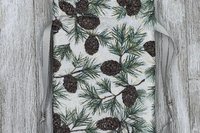 Pinecone Tarot Bag/ Custom Tarot bag/ Keepsake Bag / Drawstring Bag / Oracle Bag / Crystal Bag / Gift Bag / Tarot Pouch / Cosmetic Bag