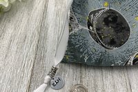 Star Burst Tarot Bag/ Custom Tarot Pouch/ Keepsake Bag / Drawstring Bag / Oracle Bag / Crystal Bag / Tarot Pouch / Cosmetic Bag
